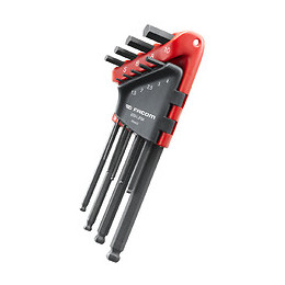 JEU DE 9 CLES MALES LONGUES A TETE SPHERIQUE