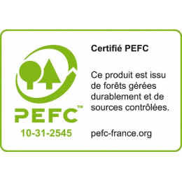 Kit porte coulissante en MDF prépeint 204x83cm