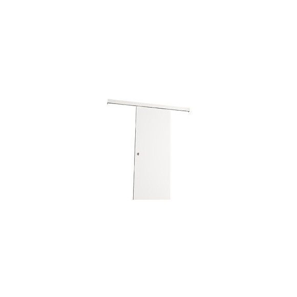 Kit porte coulissante en MDF prépeint 204x83cm