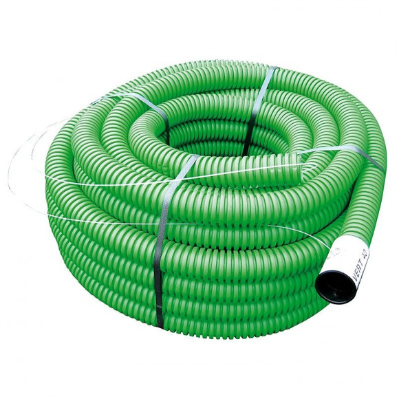 Gaine TPC verte D.40 couronne 25m