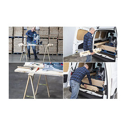 Tréteau pin massif pliable KIPLI