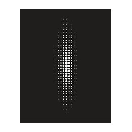 Protection murale boreal noir / blanc 80x100cm