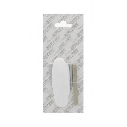 Crémone azur aluminium laqué blanc