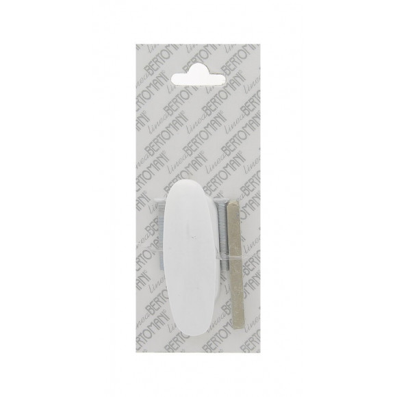 Crémone azur aluminium laqué blanc