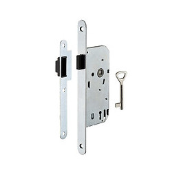 Serrure axe 40mm pêne dormant 1/2 tour magnétique