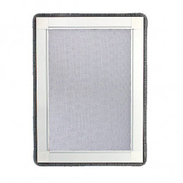 Moustiquaire fixe L.100xh.100cm Aluminium blanc