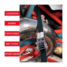 Sangle à cliquet sans crochet L.500xl.2.5cm