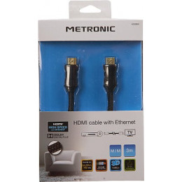 Câble HDMI premium High Speed + Ethernet 3m