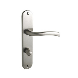 Garniture sur plaque Rhapsodie zamak nickel mat condamnation entr. 195