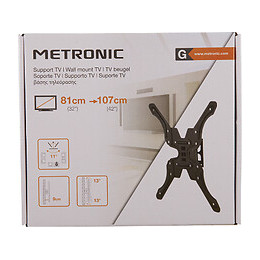 Support TV inclinable et orientable 42''-55'-106-140cm - noir