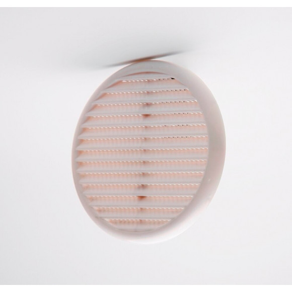 Grille d'aération ABS à clipser avec moustiquaire D 8-12,5 cm