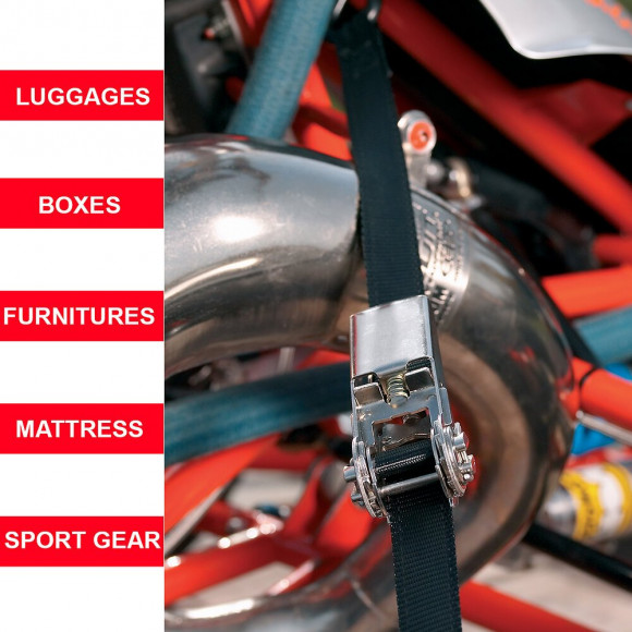 Sangle à cliquet sans crochet L.500xl.2.5cm