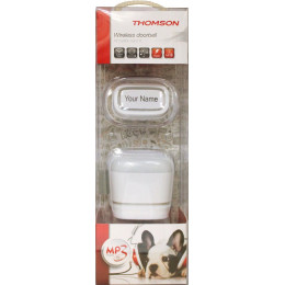 Carillon sans fil portée 300m Fonction Flash + MP3 THOMSON