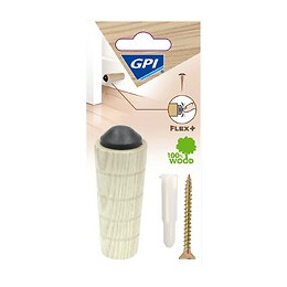 Butée Murale Frêne Bois Brut