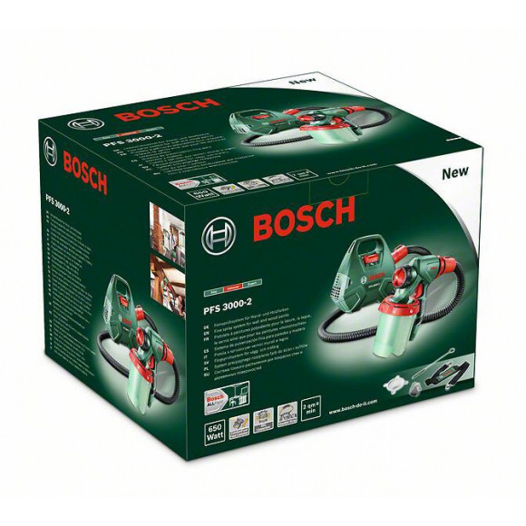 Pistolet à peinture 650W BOSCH vernis/monocouche PFS 3000-2 