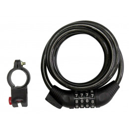 Antivol spirale à chiffre programmable L.1.5m - d.10mm