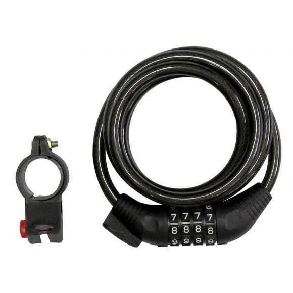 Antivol spirale à chiffre programmable L.1.5m - d.10mm