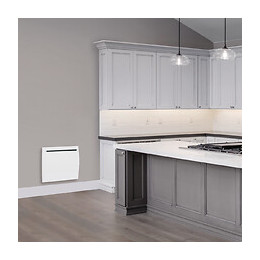 Radiateur inertie réfractite Cyrene 1000W Blanc programmable