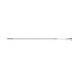 Barre de douche droite extensible L.110-200cm, blanche