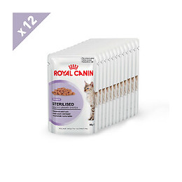 Aliment chat STERILISED SAUCE 12x85g