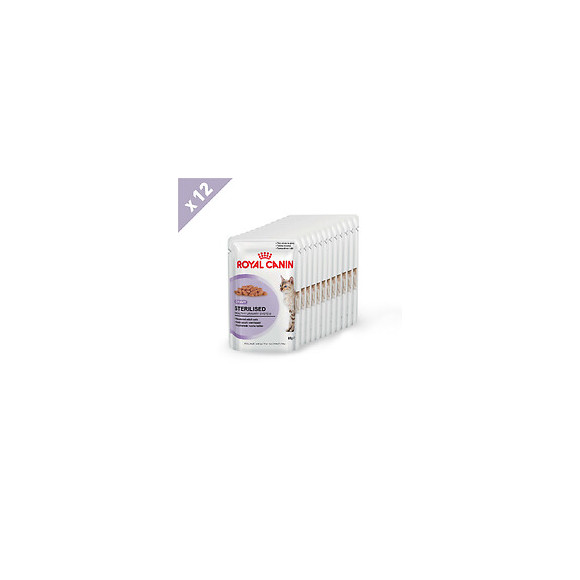 Aliment chat STERILISED SAUCE 12x85g