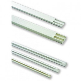 Moulure électrique 60x40 blanche à fixer