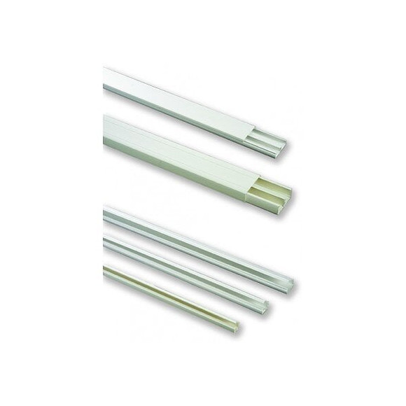 Moulure électrique 60x40 blanche à fixer