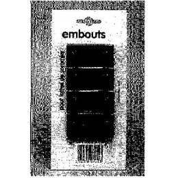 Embout pour lattes plastique à emboiter x4