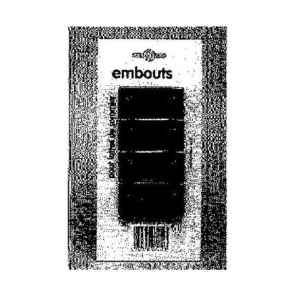 Embout pour lattes plastique à emboiter x4