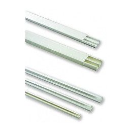 Moulure électrique 60x40 blanche à fixer