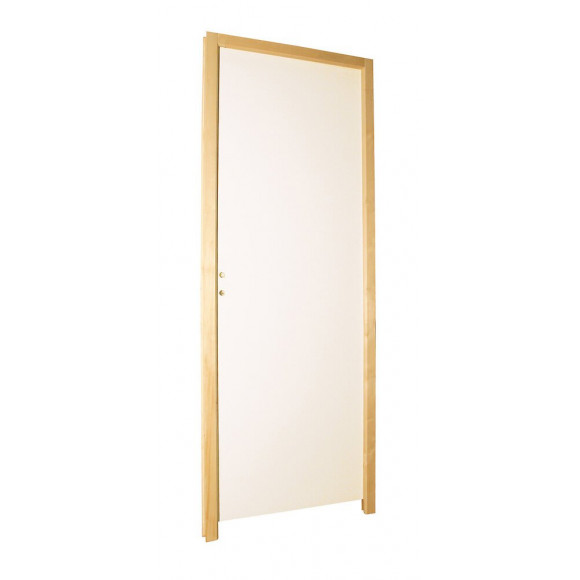 Bloc porte alvéolaire prépeint poussant gauche 204x93cm