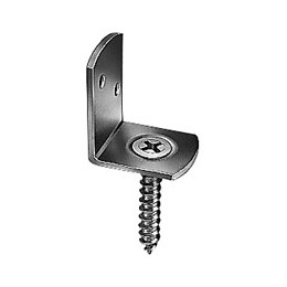 Raccord L clôture tressée bichromaté 83x32mm