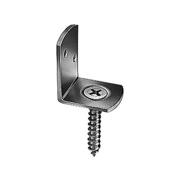 Raccord L clôture tressée bichromaté 83x32mm