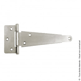 Penture anglaise axe composite Longueur 250mm zingué