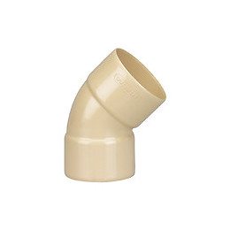 Coude gouttière PVC FF 45° DN50 couleur sable