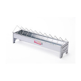 Mangeoire pour poules PLUME & COMPAGNIE galvanisée 50cm