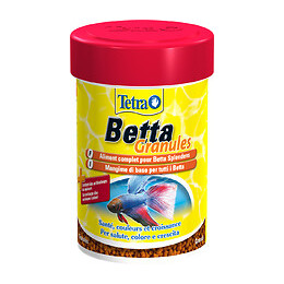 Aliments pour poissons exotiques TETRA Betta granulés 85ml