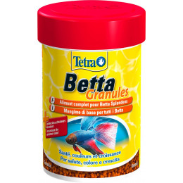 Aliments pour poissons exotiques TETRA Betta granulés 85ml