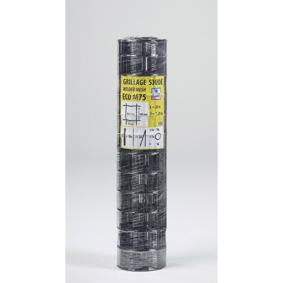 Rouleau soudé eco gris M75 1m00 25ml