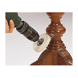 Disque feutre de polissage pour perceuse D.75mm