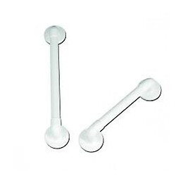 Barre d'appui cannelée blanc 30cm DLP Série 01400