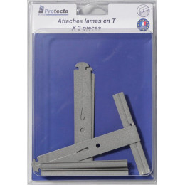 Attache lames en T 140mm pour volet roulant - Lot de 3