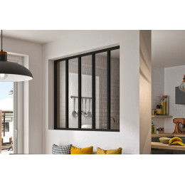 Kit verrière 5 carreaux 1080x1487mm noir