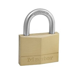 Cadenas à clé laiton massif 50mm anse d.7xh.25mm 5 goupilles