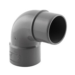 Coude PVC évacuation 87° mâle/femelle D.50