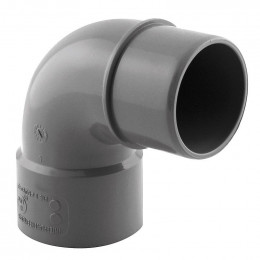 Coude PVC évacuation 87° mâle/femelle D.50