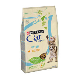 Croquettes chat Kitten avec NaturiumTM - riche en Poulet - 1.5kg