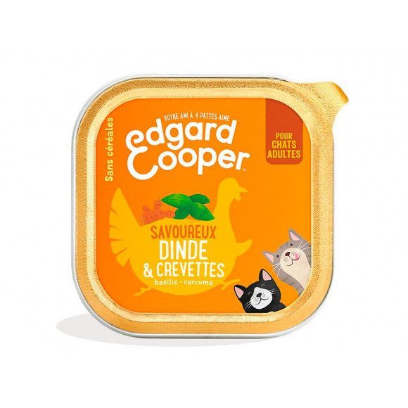 Barquette Naturelle Chat 85g Dinde/Crevette frais