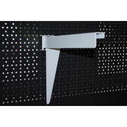 Console en U double - blanc - 22cm