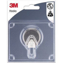 Crochet Métal Carré Argent